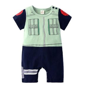Anime Hatake Kakashi Costumes bébé garçon vêtements nouveau-né barboteuses coton infantile combinaisons nouveau-né vêtements bébé tenues 9026277