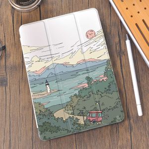 Anime iPad Air Case For iPad 9th Generation Cover Pro 11 12.9 2021 Mini 6 5 10.2 8th 7th 9.7 6th 5th Air 4 3 With Pencil Holder HKD230809