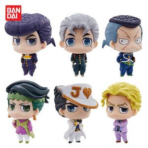 Anime Manga Jojos Fantasy Adventure Action Picture Q Version Cashapon PVC Toy Model Doll Childrens Gift 230410