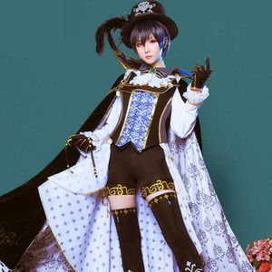 Anime Nouveau Kuroshitsuji Black Butler Cosplay Costumes Ciel Phantomhive Women Men Rôle Jobe Dress Masquerade Party Full Robe Y0903