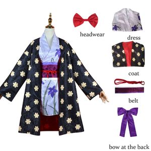 Anime Nico Robin Cosplay disfraz mujer kimono trajes Halloween carnaval Suitcosplay