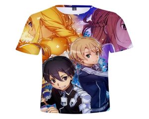Anime Sao Sword Art Online 3d THISH STREETWear Hip Hop Funny Tshirt Tees Tees Hipster Tee Camiseta Homme Cosplay Costuos1510138