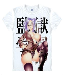 Camisa de anime Escuela de prisión Camisetas múltiples Meiko Shiraki Hana Midorikawa Cosplay Motivs Camisetas estampadas vintage Teestyle9690834