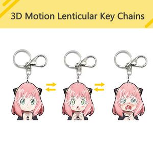 Anime Spy X Famille Anya Motion Key Chains Acryliques Keychains Sac Car Pendre Courte