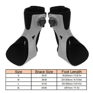 Ankle Support Foot Drop Orthosis Brace Support Ankle Stabilizer Protector Adjustable Breathable for Ankle Joint Valgus Achilles Tendon Injury 231010
