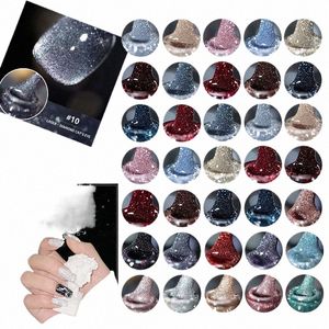 Annies-Kit de esmalte de uñas de Gel, para lámpara, esmalte de uñas Uv 2022, manualidades de cristal con diamantes de imitación, 7,5 ML, ojo de gato W787 #