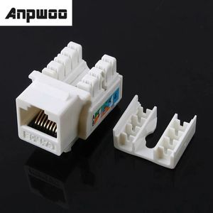 ANPWOO 5PCS CAT5E 110 Punch Down Keystone Jack RJ45 Cat5 Network