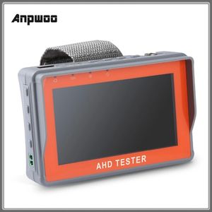 ANPWOO MINI CCTV TVI TREST 4.3 pulgadas HD AHD CCTV Tester Monitor AHD 1080P Prueba de cámara analógica PTZ UTP Probador de cable de 12V 1A Salida