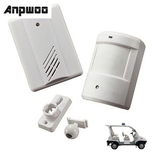 ANPWOO alarme infrarouge sans fil sonnette de porte allée patrouille Garage infrarouge sans fil sonnette système d'alarme capteur de mouvement