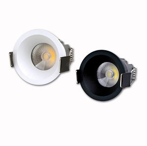 Focos empotrables LED anticorrosión, lámpara de techo antideslumbrante de 3W y 5W, iluminación puntual LED para dormitorio, cocina, luz empotrada COB