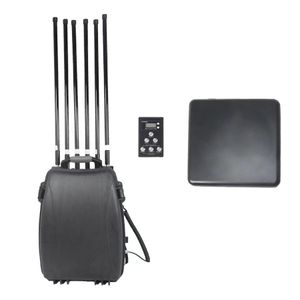 Anti-drone 6 Bands High Power Backpack Drone Signal Jamm Er 2.4g 5.8g 433 Gps Uav Signal Jamm Ing Up to 1500m