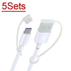 USB USB Type C Data Cable Silicone Couvre de bougie de poussière Universal Type-C Câble Protecteur pour 10A 7A 6A 5A CORDE DE DONNÉE