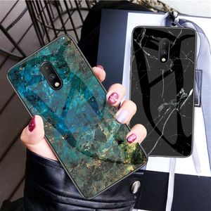 Estuches de vidrio templado de piedra de mármol delgado antiarañazos para OnePlus 7T 7 Pro 6T 6 5T 5 One Plus ACE Nord N100 N10 8Pro Nord CE2