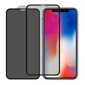 Protecteur d'écran de confidentialité anti-espion Film en verre trempé à couverture complète pour iPhone 13 13pro 12 Mini 12Pro 11 Pro Max XS X XR 8 7 6 Plus prix d'usine