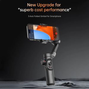 AOCHUAN Smart XE 3Axis Handheld Gimbal Stabilizer for Smartphone with Fill Light Android Face Tracking Tiktok Vlog 240111