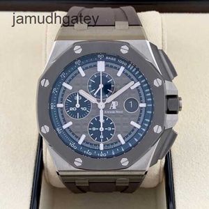 Ap Swiss Luxury Watch Juego completo de reloj automático para hombre Royal Oak Offshore Series con anillo de cerámica gris de metal de titanio 26400io 4q9s
