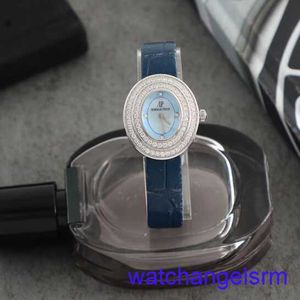 AP Wrist Watch Chronograph 67395BC Femme Femme Blue Plaque Blue Original Diamond 18K WHITE GOLD Quartz Loes Watch