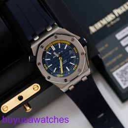 AP Wrist Watch Montre Royal Oak Offshore 15710ST Sports Watch masculin Steel Automatique mécanique Swiss Made Luxury Sports Watch Diamètre 42 mm