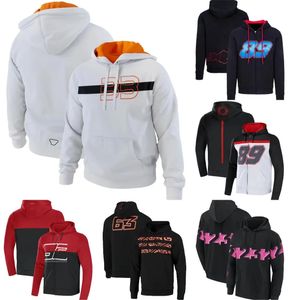 Ropa 2023 Nuevo Moto Team Sudadera con capucha Motorcycle Rider Outdoor Zip Up Sudadera con capucha Sudadera Primavera Otoño Moda para hombre Chaquetas de carreras Motocross J