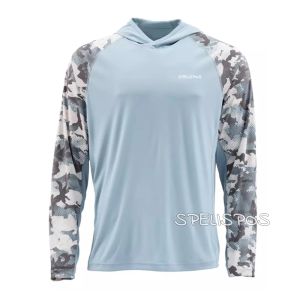 Apparel Fishing Shirts Performance Tops Wear Fishing Clothing Long Sleeve Dress Breathable Jersey Uv Protection 50 Men's Fishing Wear