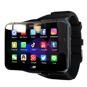 Appllp Lokmat Max 4G WiFi Smart Watch Men Dual Camera Video Cappel Android Watch Téléphone Moniteur de fréquence cardiaque 4G + 64G GAME SMARTWATCH