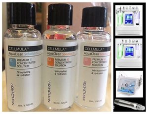 Solución concentrada de microdermoabrasión Aqua Peeling S1 S2 S3 50 ml por botella para Hydra Facial Machine Face Skin Serum