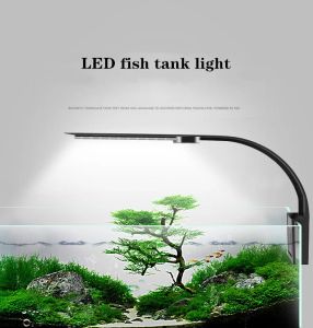 Aquariums Vente chaude Aquarium étanche Aquarium Light Super Slim Pish Tank Clione Lampe Aquatic Plant Éclairage Aquarium Accessoires