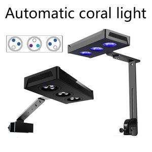 Iluminación de acuarios Spectra Nano 029 Luz de acuario 30W Iluminación de agua salada con control táctil para tanque de peces de arrecife de coral 230617