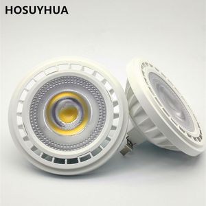 AR111 15W 12V SPELLE LED COB ULTRA BRIGHT de haute qualité ES111 QR111 G53 LEMBE LEAL LED LED DIMMable LED AC110V AC 220V