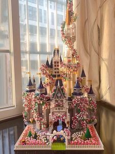 Château en brique pour fille, jouet de princesse, bloc de construction, Architecture Lepin, blocs de construction de Poudlard, jouet fantastique, bloc technique, château de princesse, figurine de noël