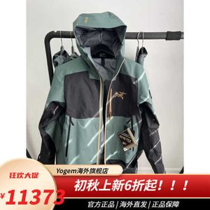 Veste Arcterys Beta Ar Apparel Vêtements d'extérieur pour hommes Coupe-vent et imperméables Vestes en coton pour femmes Combinaisons de ski Sprinker Hard Shell Gore Tex Vestes Sv pour hommes Vert Gol