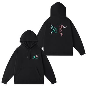 ARCTERYX hoodies Pull à capuche pour homme Doublure en polaire unie Pull doux Sportwear Sweat à capuche Sweat à capuche Couverture Hommes et femmes Sweat à capuche surdimensionné Vert