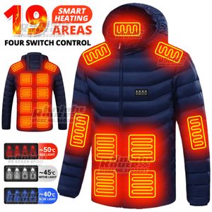 Zones veste chauffante avec alimentation gilet chaud Usb gilets chauffants manteau chasse randonnée Camping automne hiver mâle