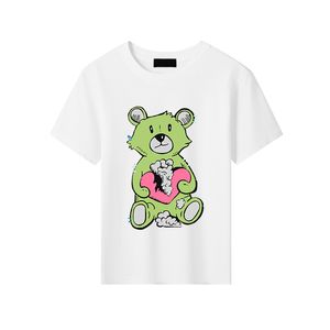 ARI Designers T-shirts pour enfants Garçons Filles Manches courtes Bébé Dessin animé Imprimer T-shirt en pur coton Enfants T-shirts d'été Kid Tops 10 couleurs esskids CXD2403151-6