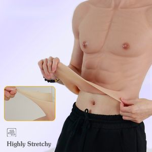 Arm Shaper Simulación realista Muscle Silicone Suit Men s Role playing Costume Male Fake Chest Tights Halloween 230718