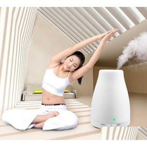 Aromathérapie En Gros Nouvelle Haute Qualité 100Ml 7 Couleur Led Humidificateur Diffuseur Pour Trasonic Huile Essentielle Navire Drop Delivery Santé B Dhas6