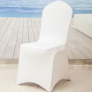 Couvre-chaises Couverture de force élastique pour la décoration de mariage Banquet Hôtel Restaurant Hôtel de nombreuses couleurs Couvrages de chaise