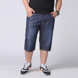 Llegada de los hombres de verano Casual Denim Short Size 38 40 42 44 46 48 Classic Business Style Bermuda Men Straight Jeans Shorts