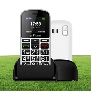 Artfone CS188 téléphone portable à gros bouton pour personnes âgées téléphone portable GSM amélioré avec bouton SOS numéro parlant 1400mAh batterie 7353132
