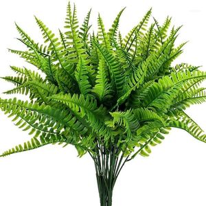 Plantes de fougère de Boston artificielles buissons arbustes verdure pour maison jardin en plastique bureau Decor1