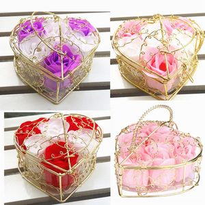 Fleurs de roses artificielles pour décoration de mariage, pétales de savon pour la maison, cadeau d'anniversaire pour la fête des mères