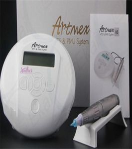 ArtMex V6 Professional Semi Permanent Makeup Machine Kits MTS System PMU Derma Pen Cowerbow Lip Tattoo Pen8162188
