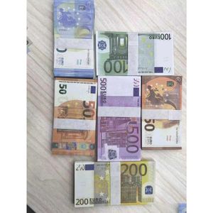 Arti e mestieri Valuta estera Euro Monete Dollaro Collezione di chip falsi Banconote Gettoni Oggetti di scena britannici Copia Pound Fak Homefavor Dhwby