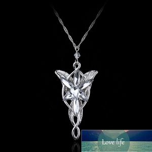 Collar Arwen Evenstar Los Elfos Princesa Moda Cristal Color Plata Cubic Zirconia Colgante de Piedra Para Mujeres Regalo de Boda Precio de fábrica Diseño experto Calidad