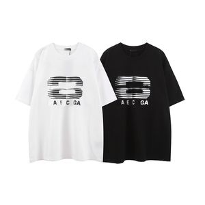 tshirner de taille asiatique Tshirt T-shirt MMS décontracté avec top à manches courtes à imprimé monogrammé pour vendre des vêtements de hip hop de luxe 6688