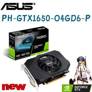 ASUS Phoenix GeForce GTX1650-O4GD6-P carte graphique PCI Express 3.0 GTX 1650 OC édition 4 go GDDR6 carte vidéo 128 bits ventilateur unique