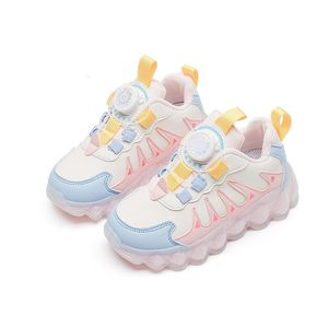 Zapatos atléticos para niños Zapatillas de deporte Toe Niños Calzado Colorido Primavera Niños Casual Correr Color caramelo Niñas F15759