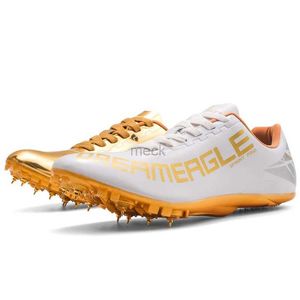 Athletic Outdoor Men Kids Track Track Training Training Pikes Chaussures Femmes Athlète Running Nail Newspaper Graffiti Shoes Mens Spike Racing Sneakers 240407