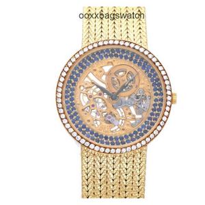 Reloj Audemar Pigue Royal Oak Relojes cronógrafo Abbe Skeleton Oro puro Zafiro Diamante 750 K18YGK14KT TO78198 WN-WCI9