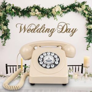 Livre d'or audio pour téléphone de mariage avec cadran rotatif, enregistrement de messages personnalisés, livre d'or audio de téléphone rétro, message de confession de fête d'anniversaire de mariage, messagerie vocale